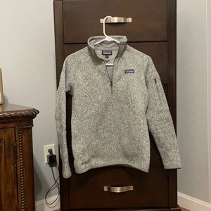 Grey patagonia with wool inside (not thick)